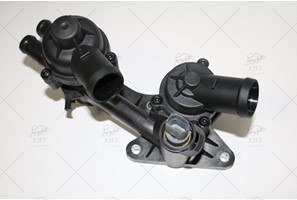 TERMOSTAT KOMPLE BORULU PASSAT-GOLF5-JETTA-A3-OCTAVIA 1.6 FSI BLF 05->
