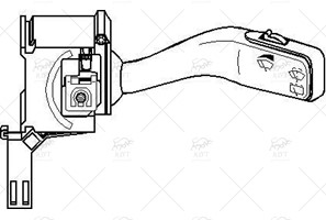 SILECEK KUMANDA KOLU CADDY3-GOLF5-JETTA-TOURAN 05->