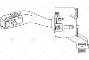 SIGNAL WIPER CONTROL HANDLE