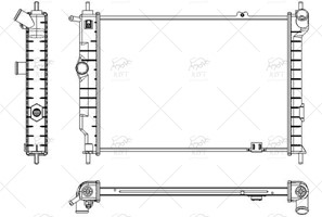1300132 SU RADYATORU ASTRA F 91-98