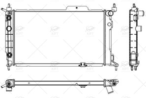 1300148 SU RADYATORU ASTRA F 95->