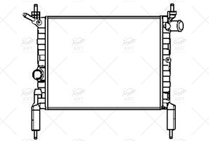 1300154 SU RADYATORU ASTRA F 92 94