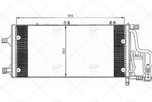 1850093 KLIMA RADYATORU CORSA C 1.3D