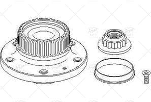 1J0598477 TEKER RULMANI ARKA GOLF4-BORA-A3 1.4-1.6-1.9