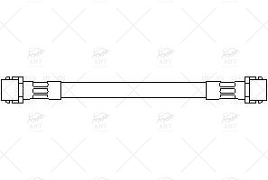 1J0611775 FREN HORTUMU ARKA POLO-FABIA-IBIZA-CORDOBA-GOLF4- BORA 02->