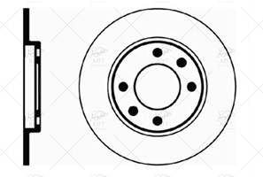 4246G6 FREN DISKI ARKA 106-206-306 PEUGEOT
