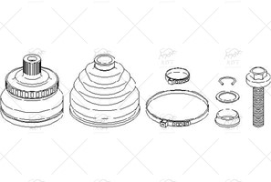 4D0498099 AKS KAFASI DIS 301961 PASSAT-A4-A6 1.9TDI AFN-AVG 97->