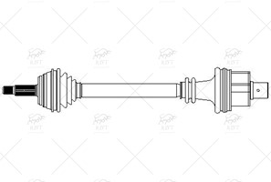 7700110482 303234 AKS KOMPLE SAG CLIOII KANGOO