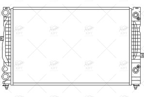 8D0121251M SU RADYATORU A4-A6-PASSAT 97-05 OTOMATIK