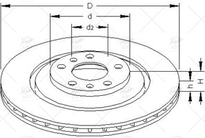 8E0615301B FREN DISKI ON PASSAT-A4 1.6-1.8-1.9TDI 96-05 280*22 5 BJN
