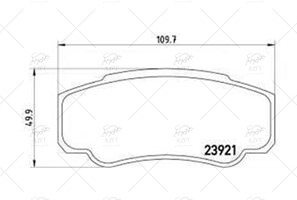 FB88545-FREN BALATASI ARKA 1400 KG. JUM-DUCATO-BOXER