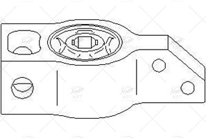 3C0199231D SALINCAK TAKOZU ALUMINYUM SOL-SAG PASSAT-TIGUAN 05-10