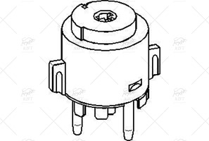 4B0905849 KONTAK SALTER BEYAZ GOLF4-BORA-A3-A4-PASSAT-T5-POLO Y.M